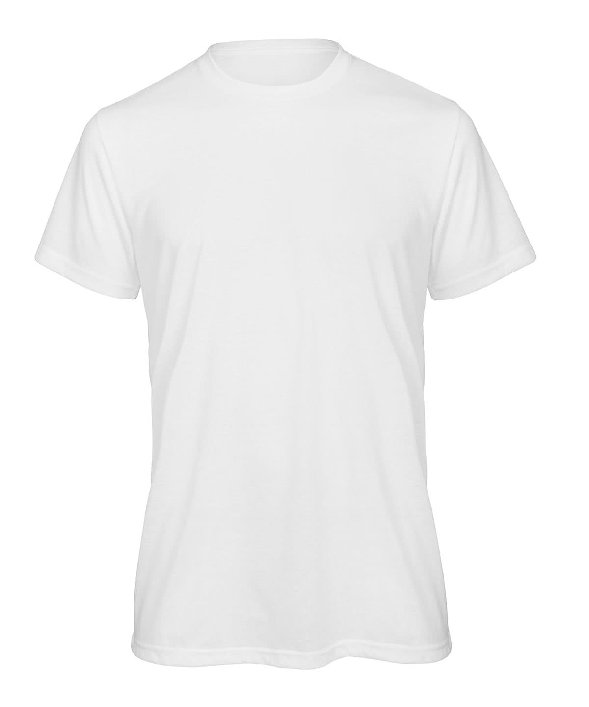 B&amp;C Collection Sublimation men BA123 - White - Customisable T-Shirt