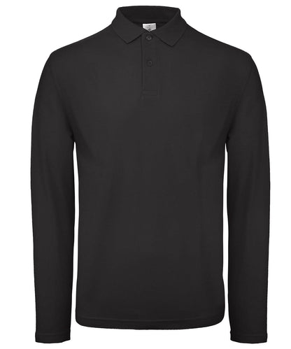 B&amp;C Collection ID001 LSL BA290 - Black - Customisable Polos