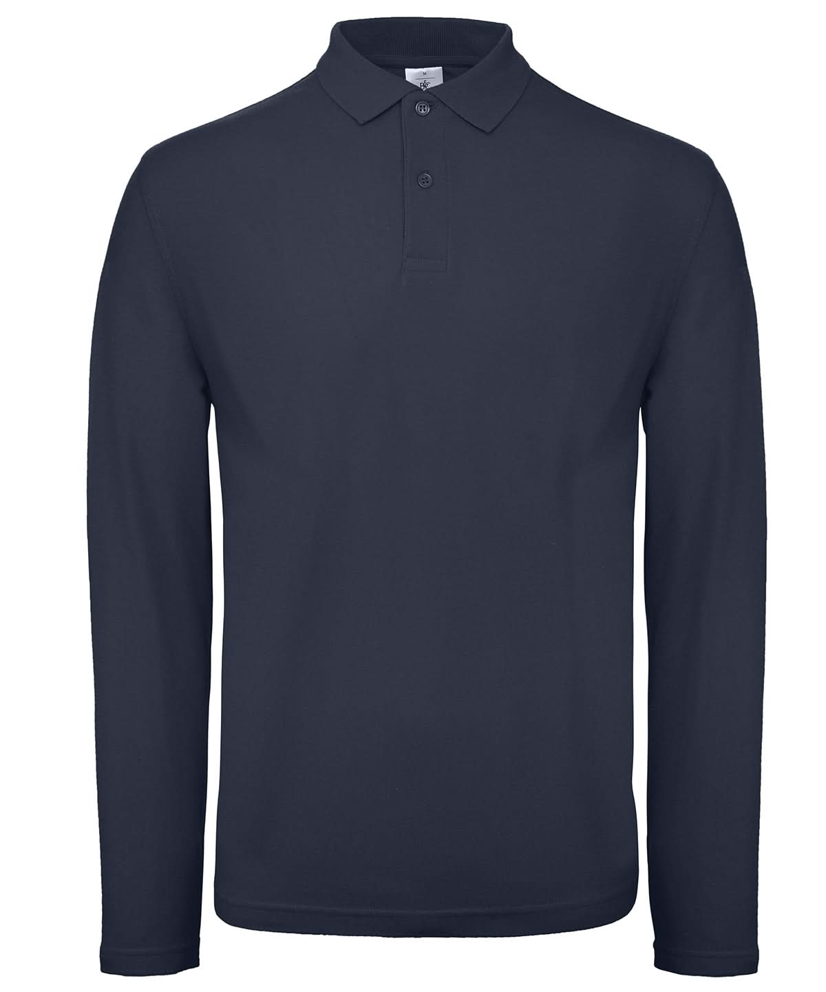 B&amp;C Collection ID001 LSL BA290 - Navy - Customisable Polos