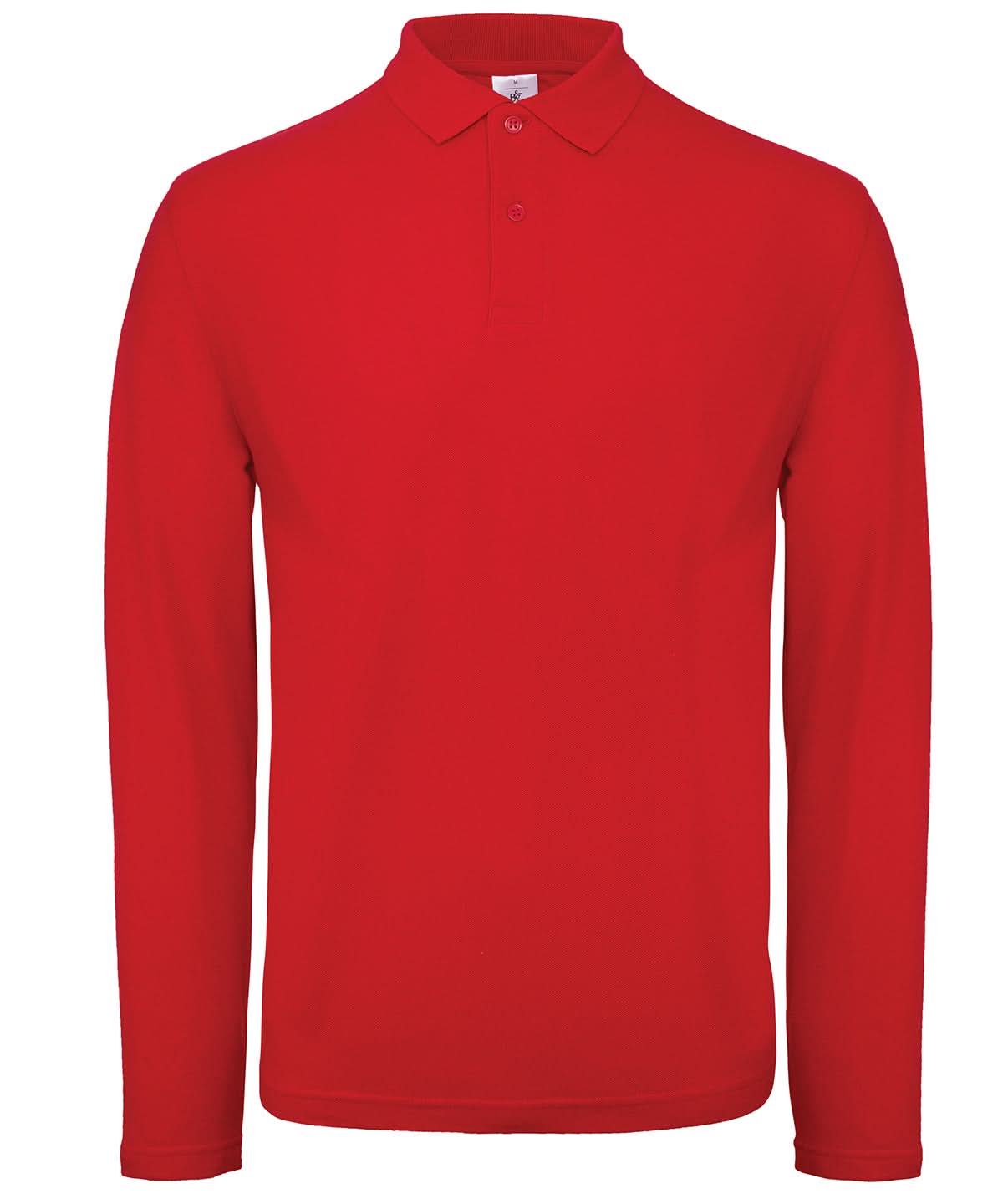 B&amp;C Collection ID001 LSL BA290 - Red - Customisable Polos