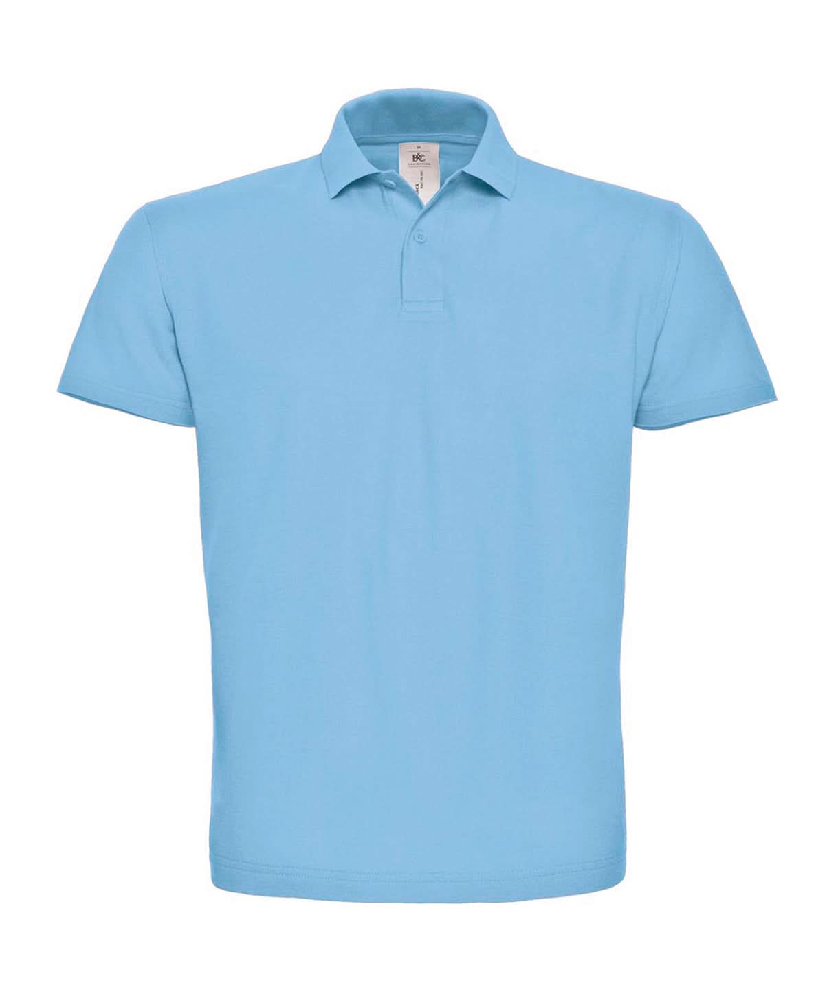 B&amp;C Collection ID 001 polo Light Blue BA306 - Light Blue - Customisable Polos