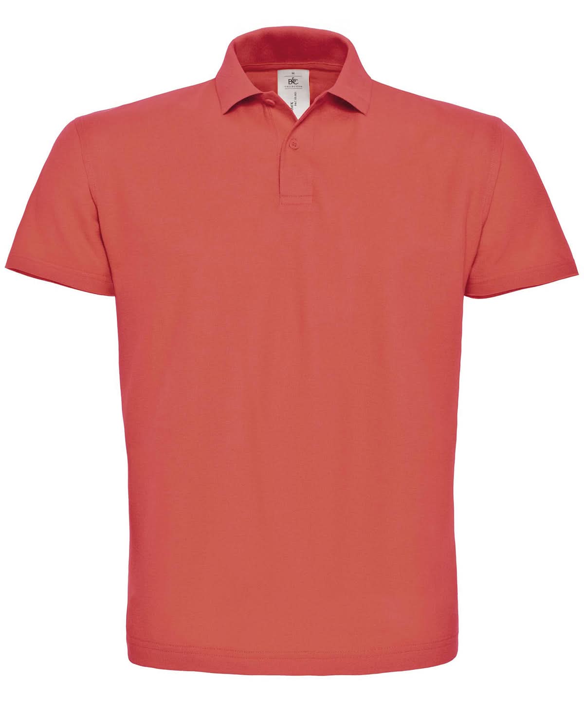 B&amp;C Collection ID 001 polo Pixel Coral BA306 - Pixel Coral - Customisable Polos