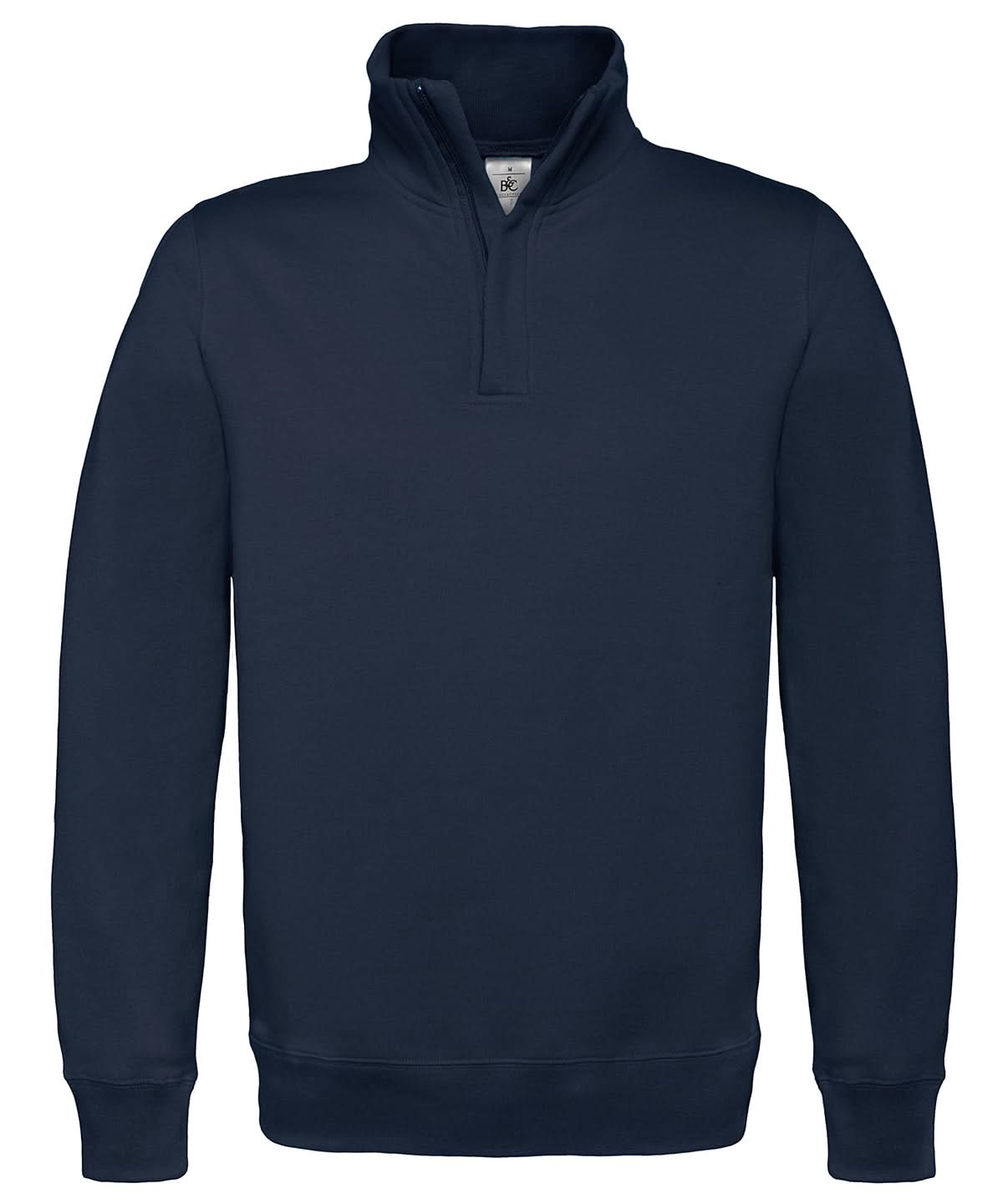 B&amp;C Collection ID004 zip sweatshirt BA406 - Navy 3XL - Customisable Sweatshirts