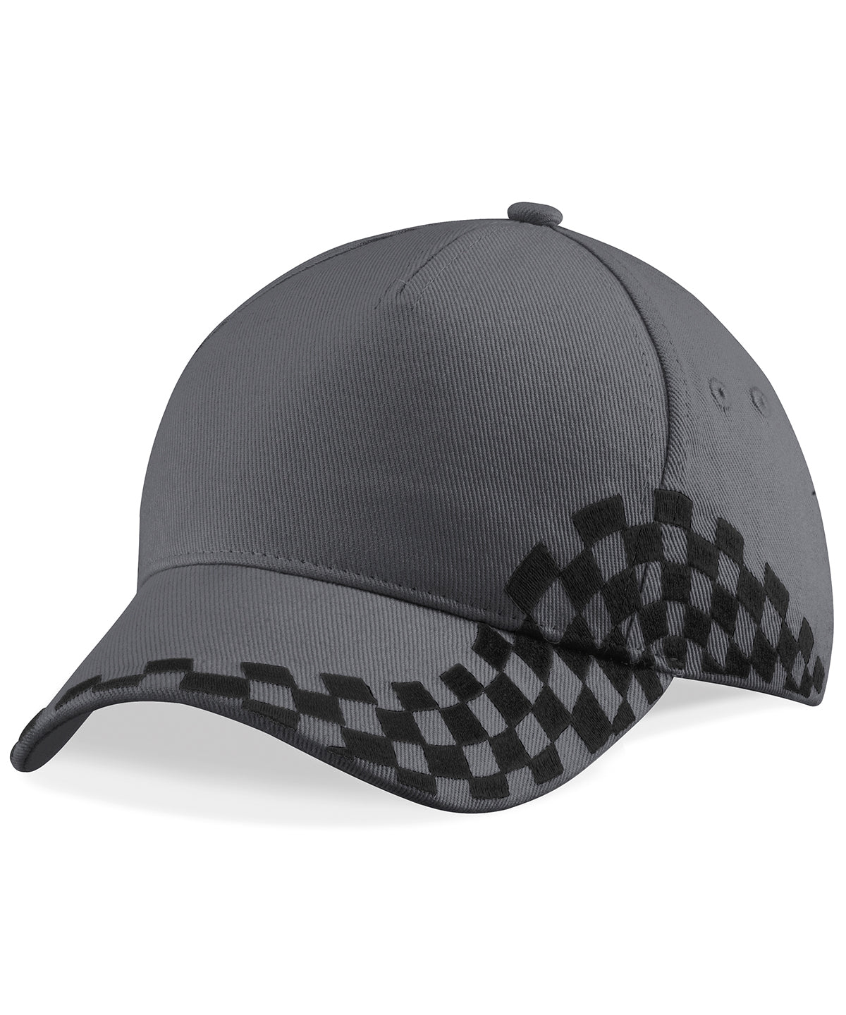 Grand Prix cap - BC159 - Graphite Grey One size - Customisable Caps