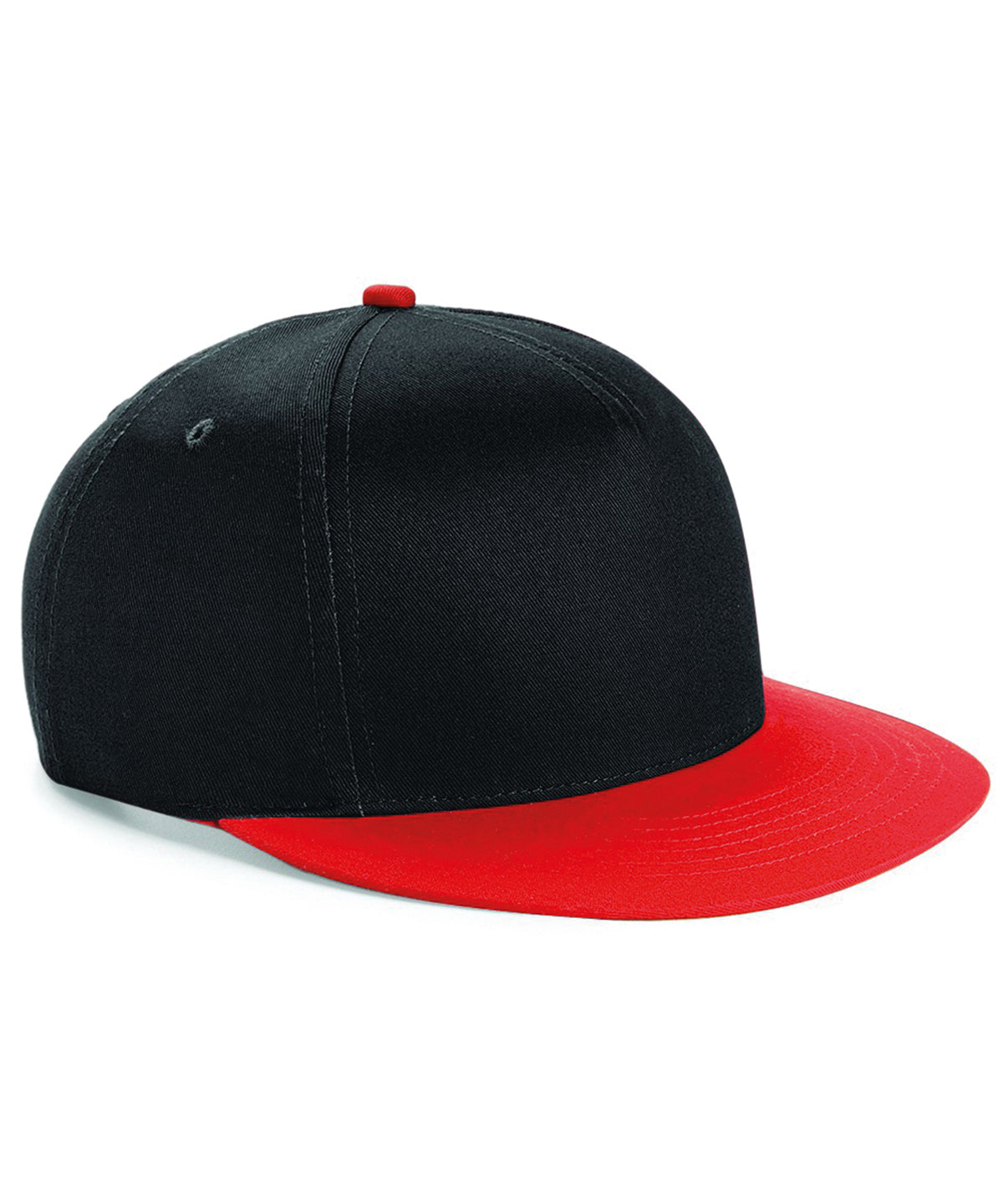 Youth snapback - BC615 - Black Bright Red One size - Customisable Caps