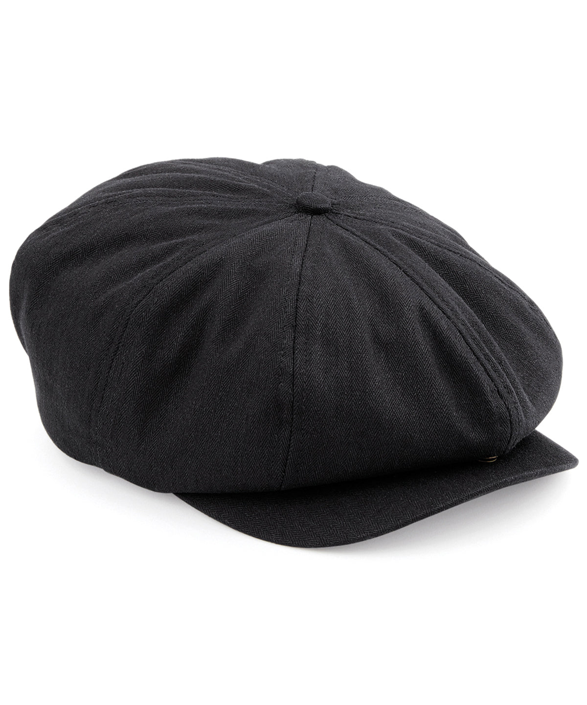 Newsboy cap - BC624 - Black - Customisable Caps