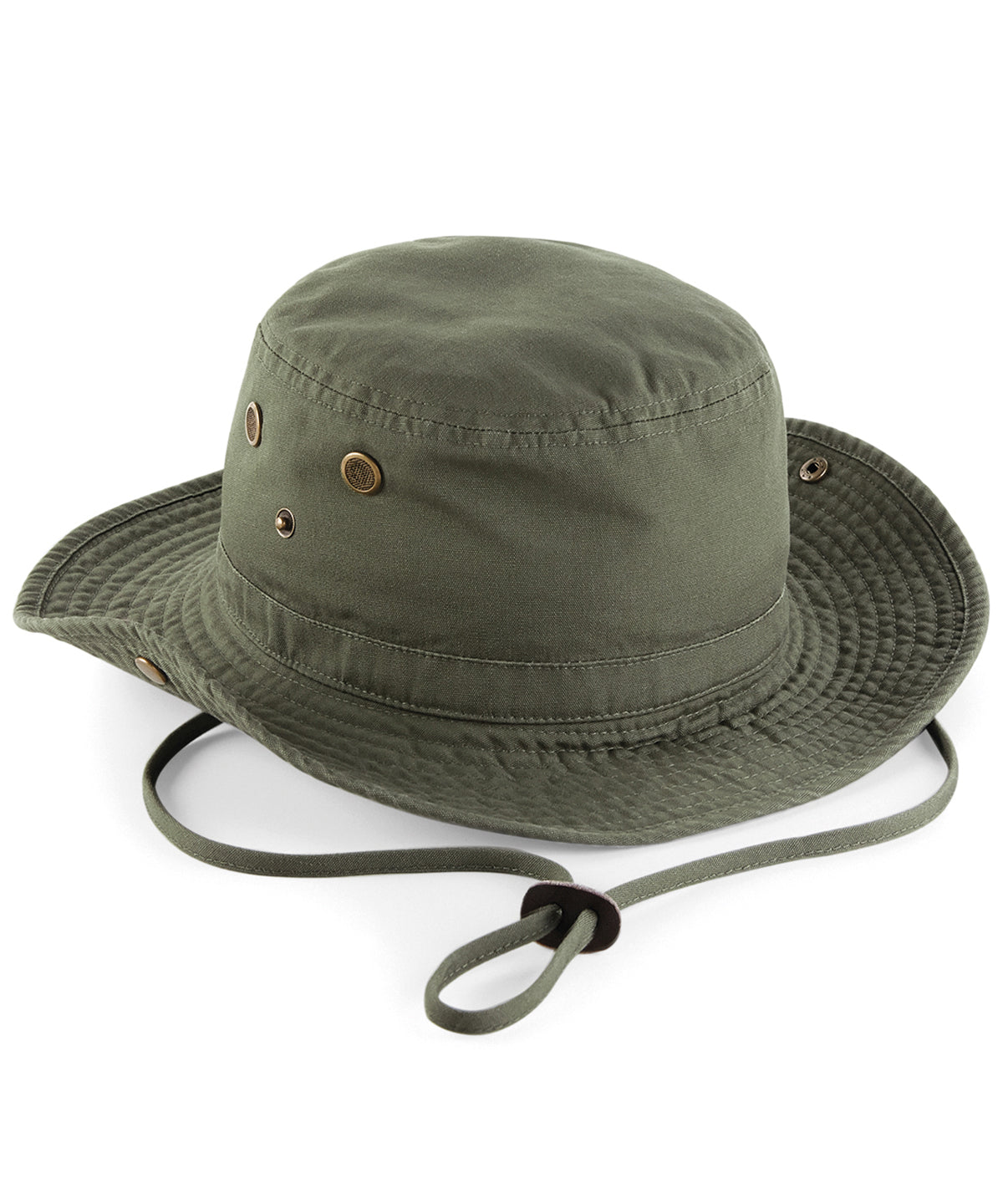 Outback hat - BC789 - Olive Green One size - Customisable Hats