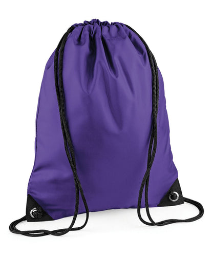 Bagbase Premium gymsac BG010 - Purple One size - Customisable Bags