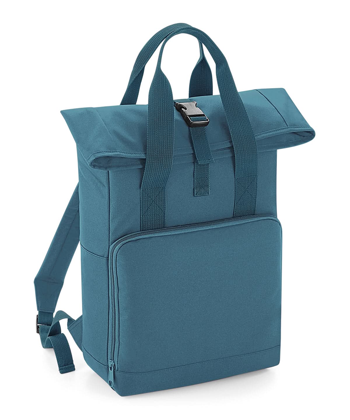 Twin Handle RollTop Backpack - BG118 - Airforce Blue O S - Customisable Bags