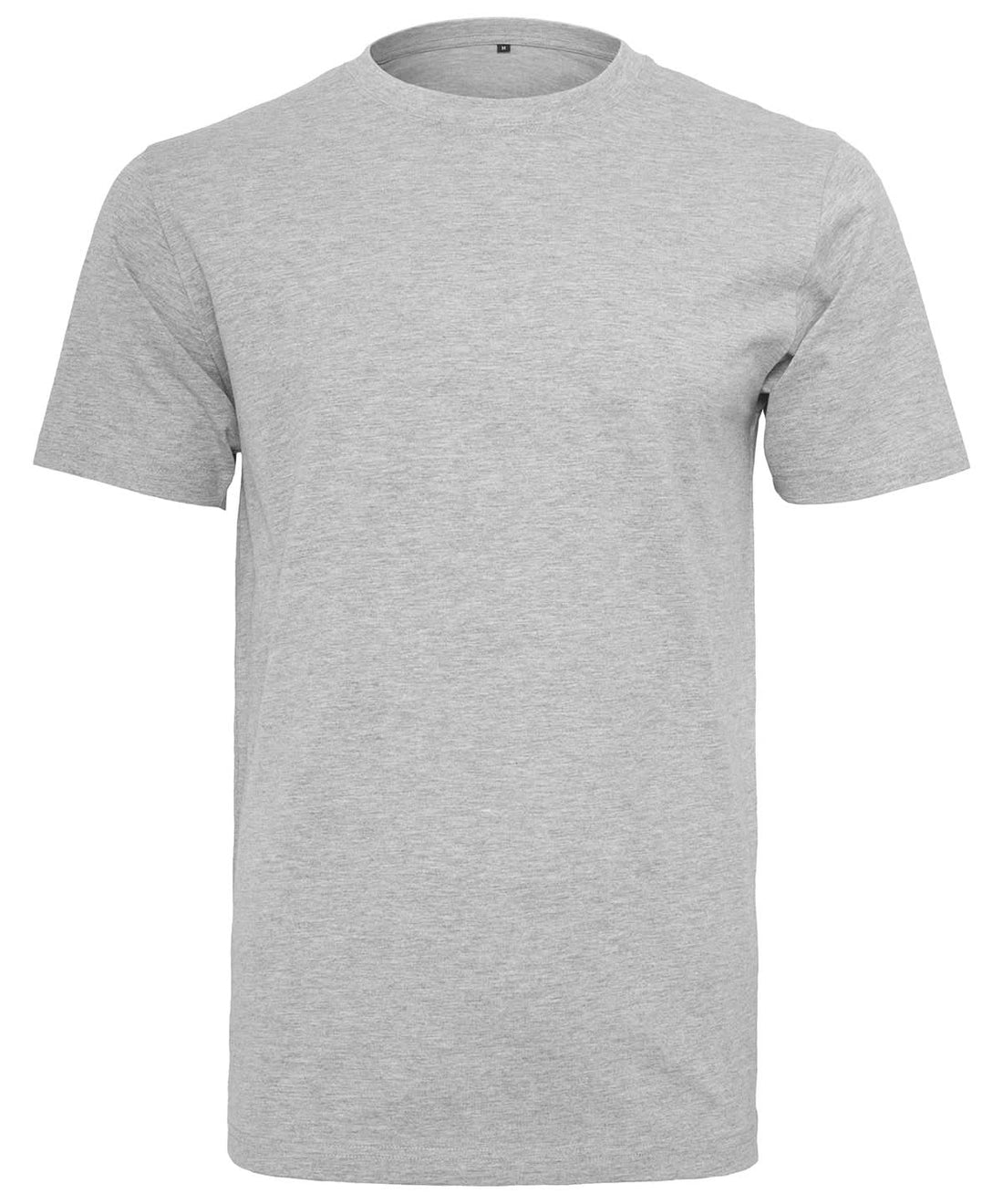 Build Your Brand BYB T shirt round neck Heather Grey BY004 - Heather Grey - Customisable T-Shirt
