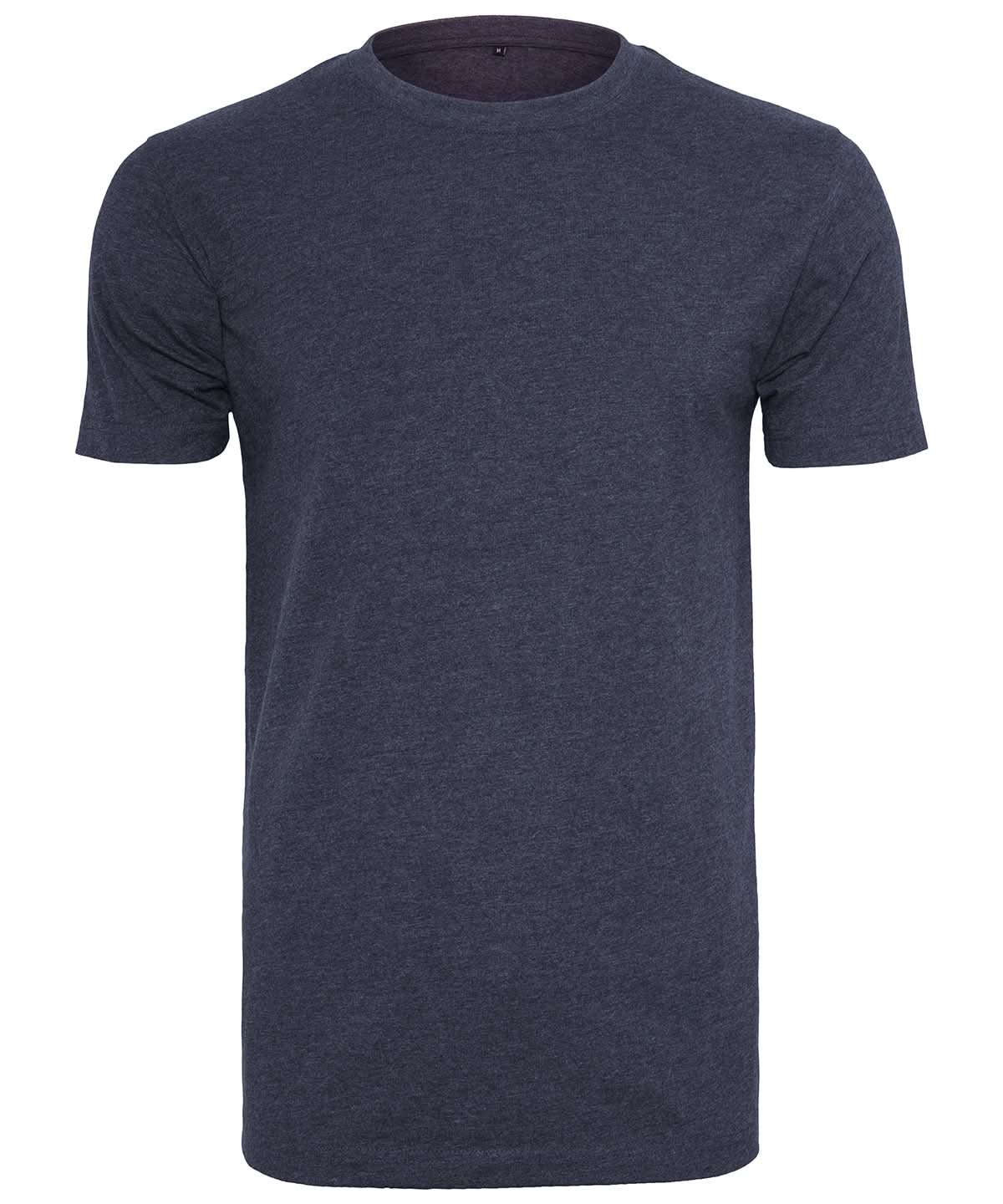 Build Your Brand BYB T shirt round neck Navy BY004 - Navy - Customisable T-Shirt