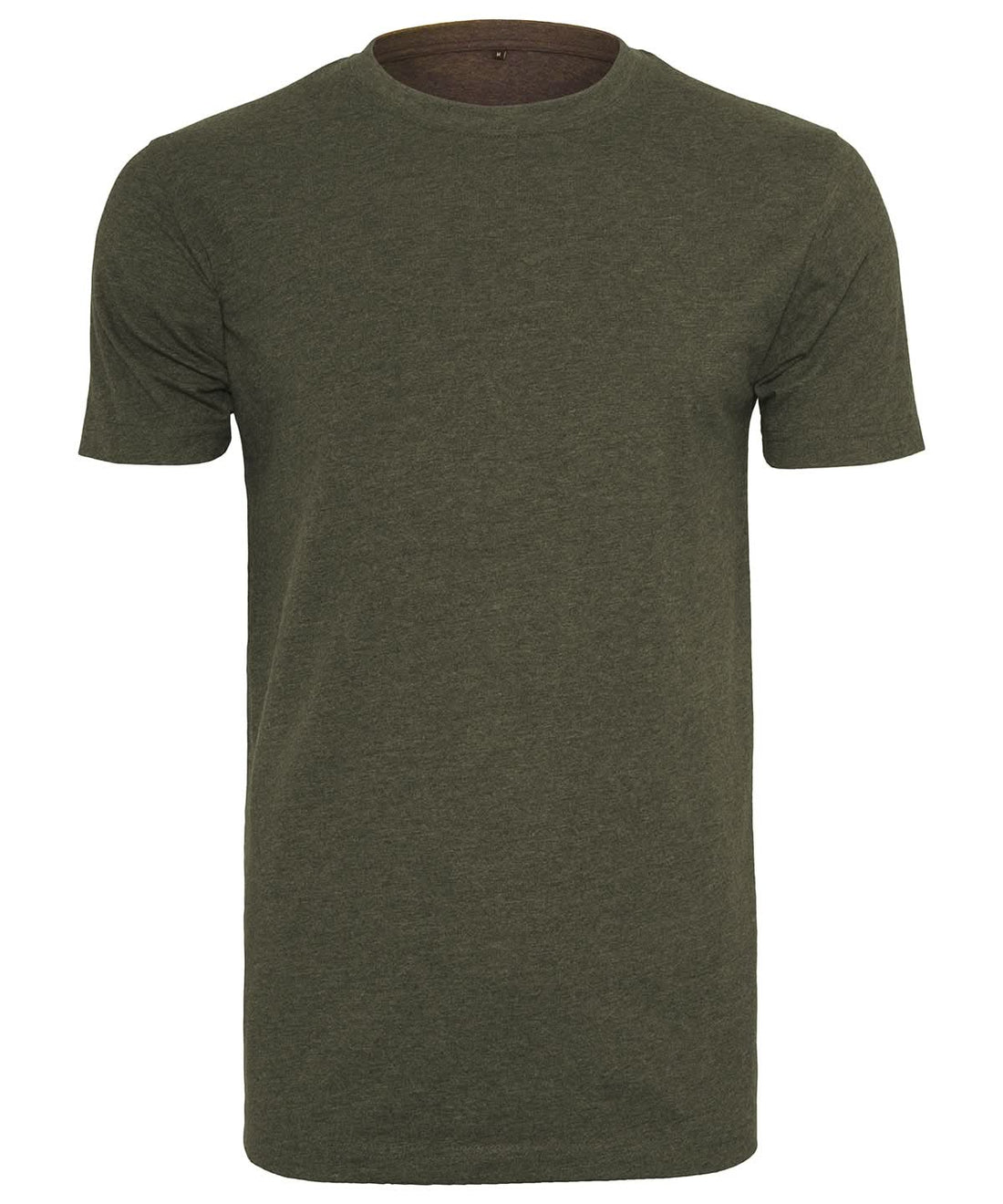 Build Your Brand BYB T shirt round neck Olive BY004 - Olive - Customisable T-Shirt