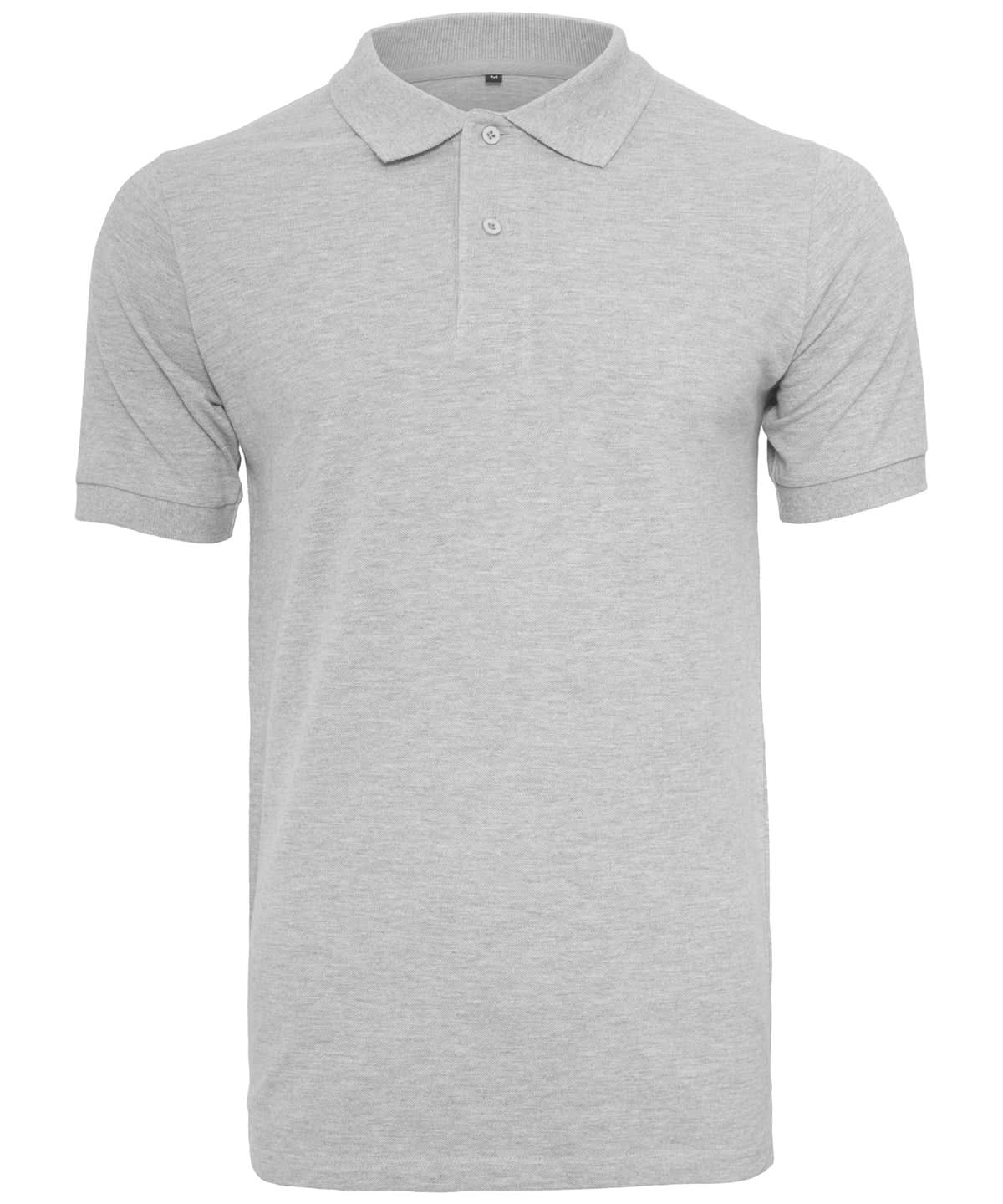 Build Your Brand BYB Piqu polo shirt BY008 - - Customisable Polos