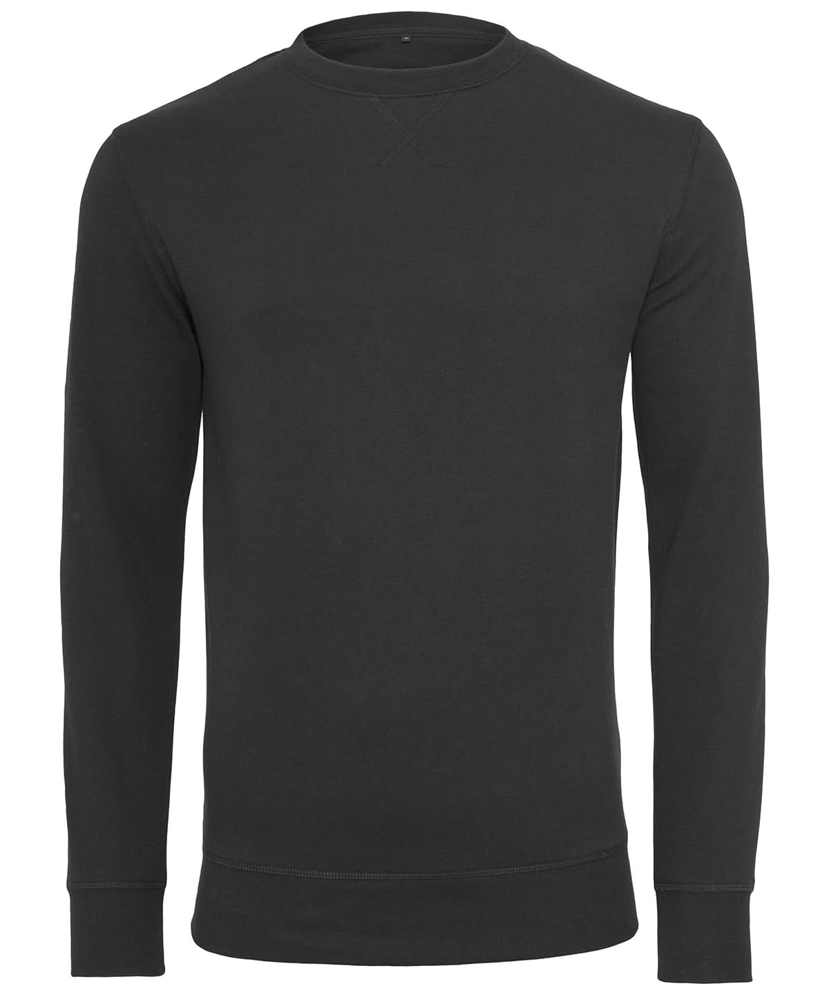 Build Your Brand BYB Light crew sweatshirt BY010 - Black - Customisable Sweatshirts