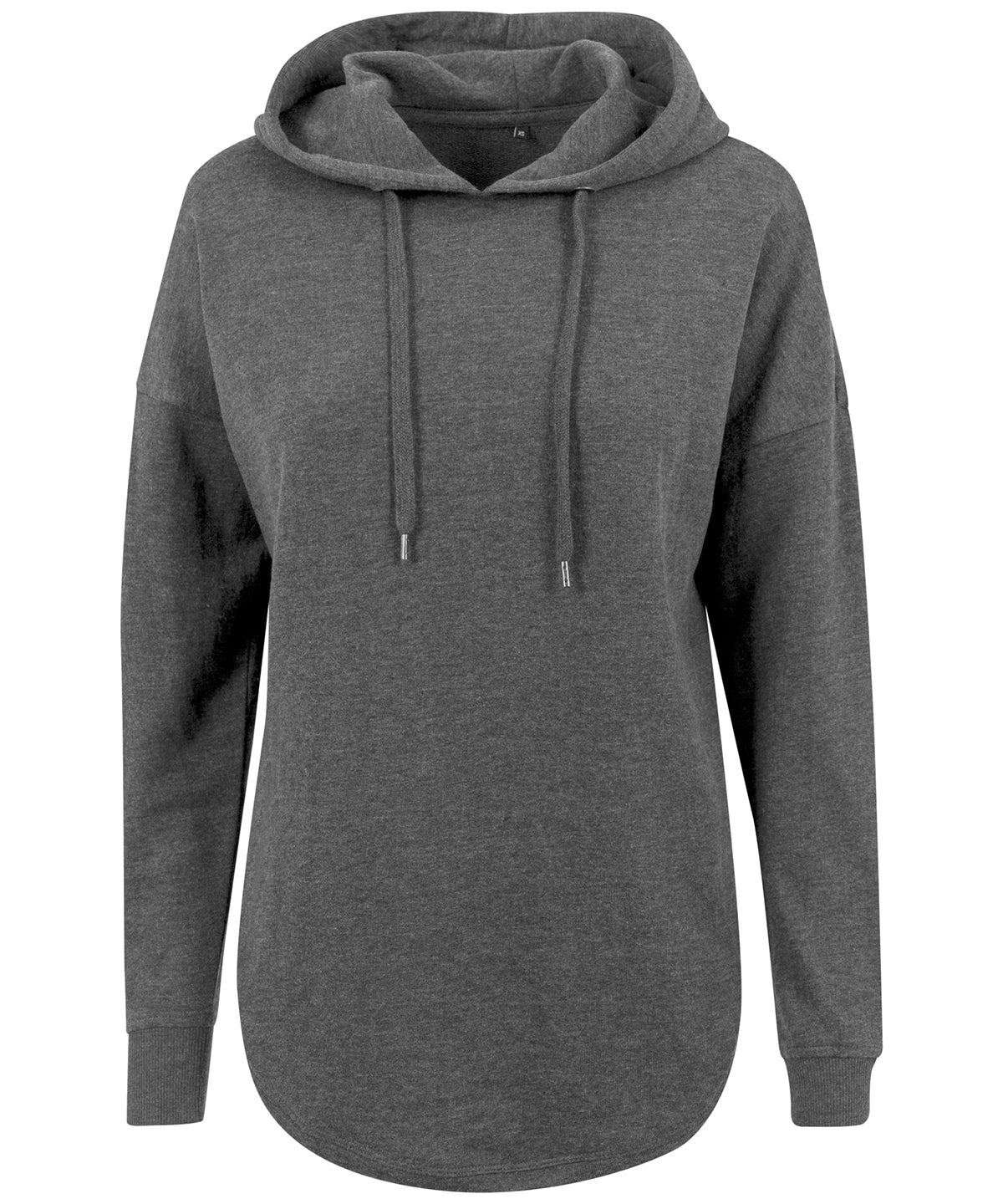 Women's oversized hoodie - BY037 - Charcoal - Customisable Hoodies