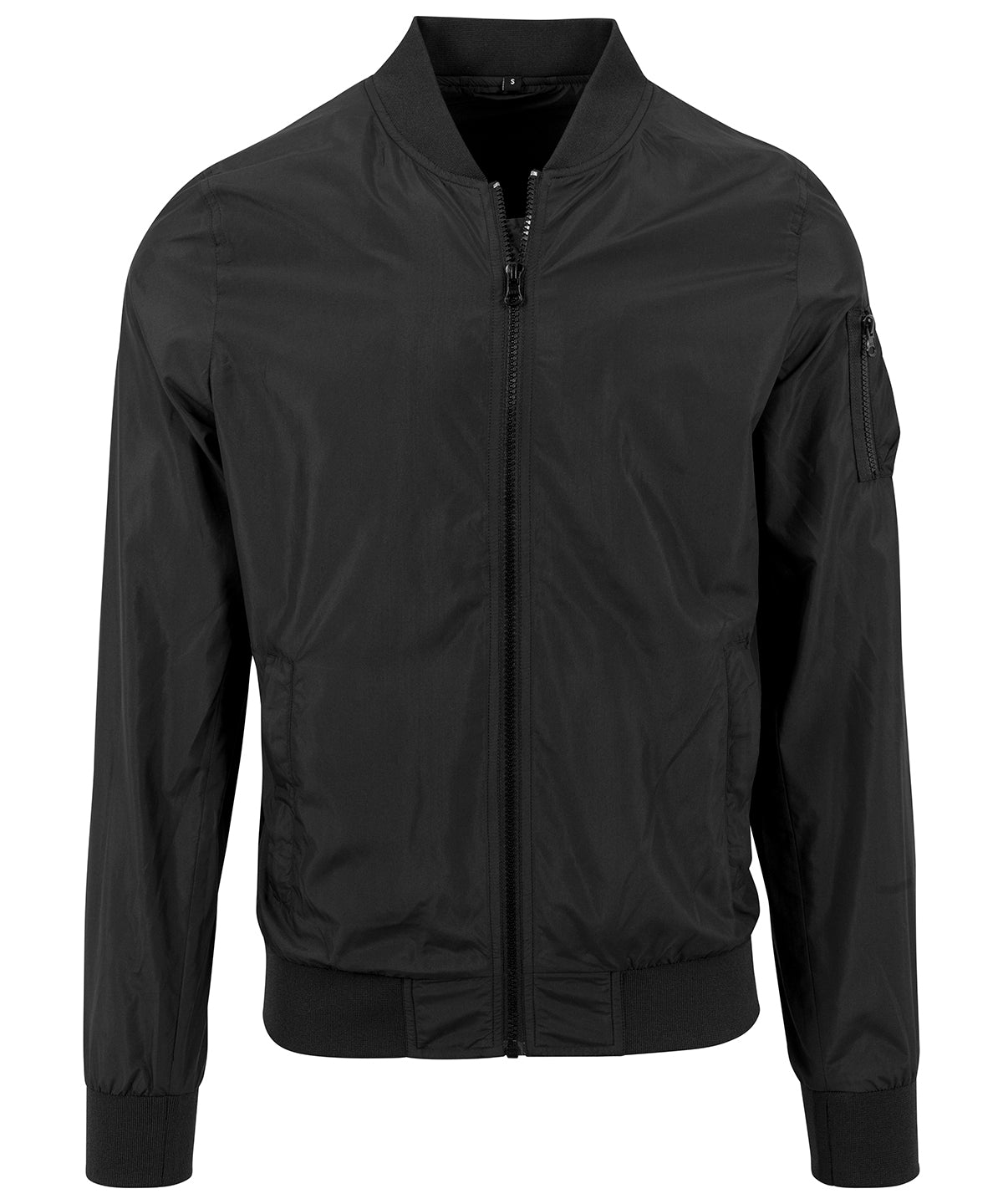 Light Bomber jacket - BY045 - Black - Customisable Jackets