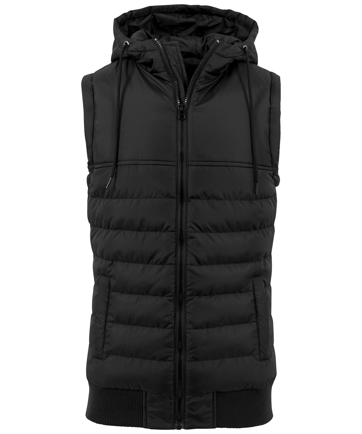 Bubble vest - BY046 - Black Black - Customisable Gilets &amp; Body Warmers