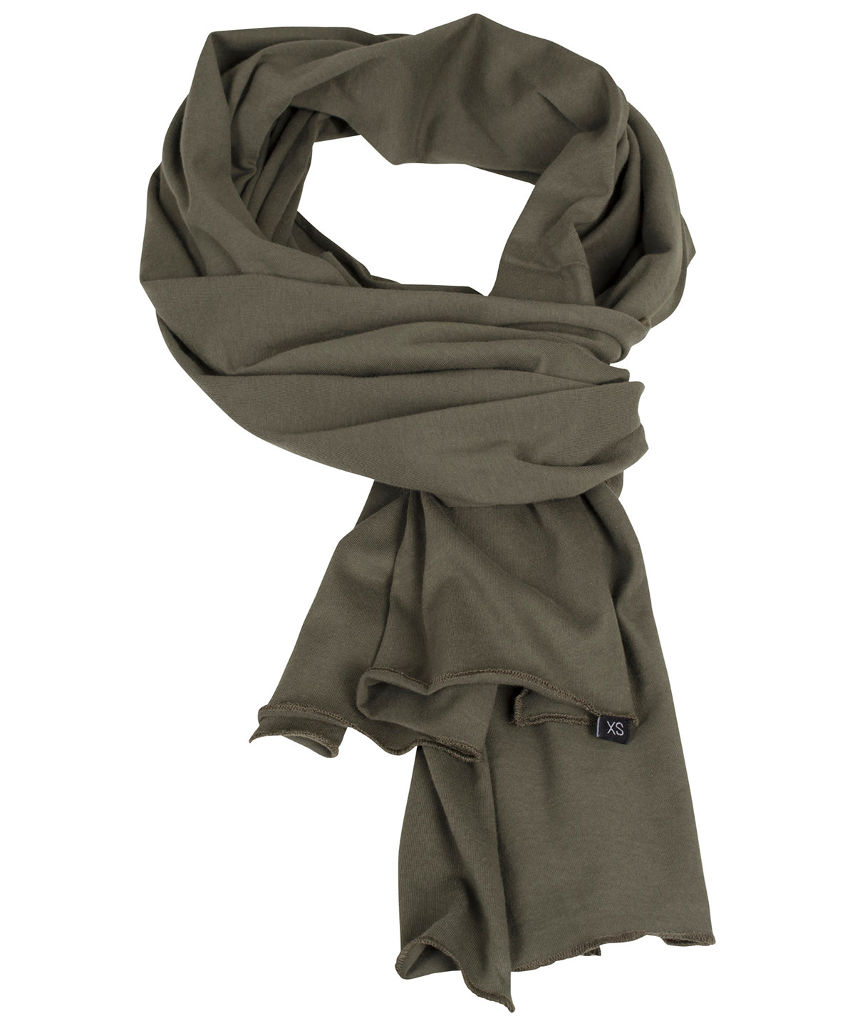 Jersey scarf - BY063 - Olive One size - Customisable Scarves