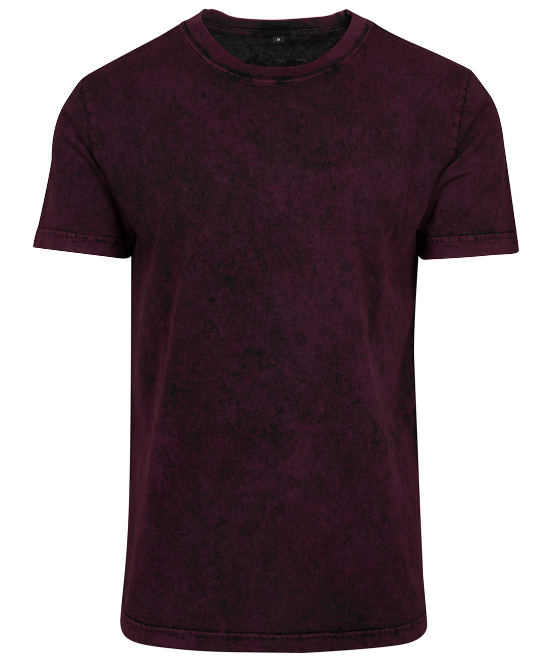 Acid washed tee - BY070 - Berry Black - Customisable T-Shirts