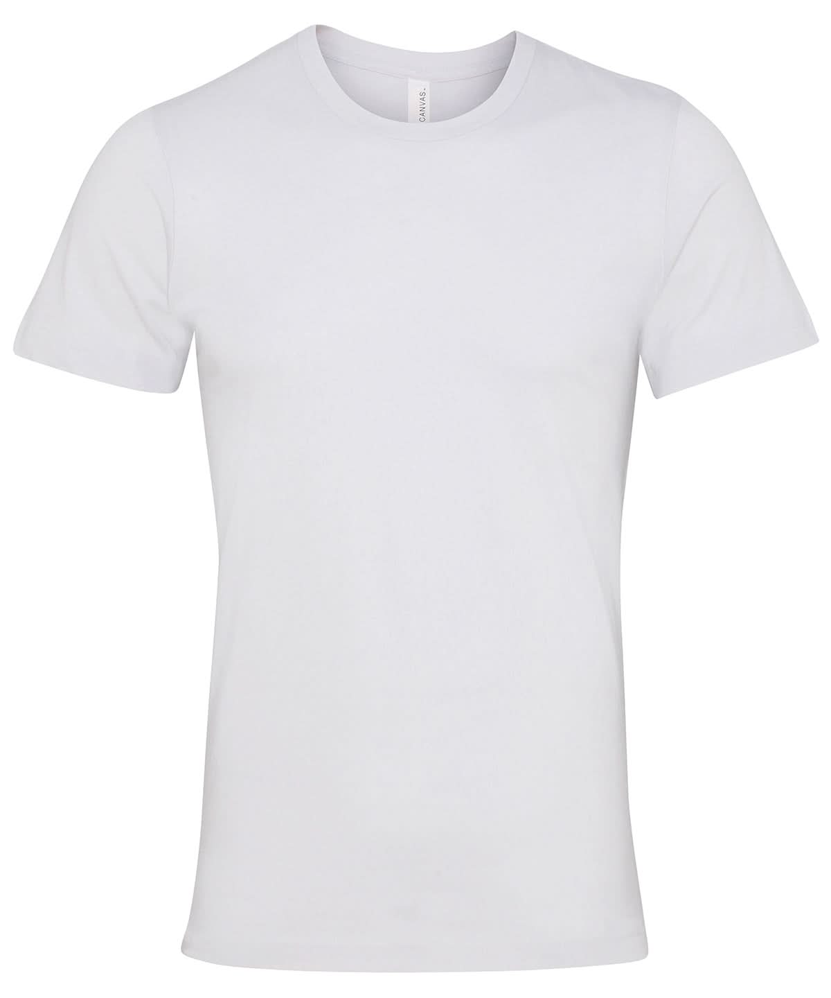 Bella Canvas Unisex Jersey crew neck t shirt Ash CV001 - Ash - Customisable T-Shirt