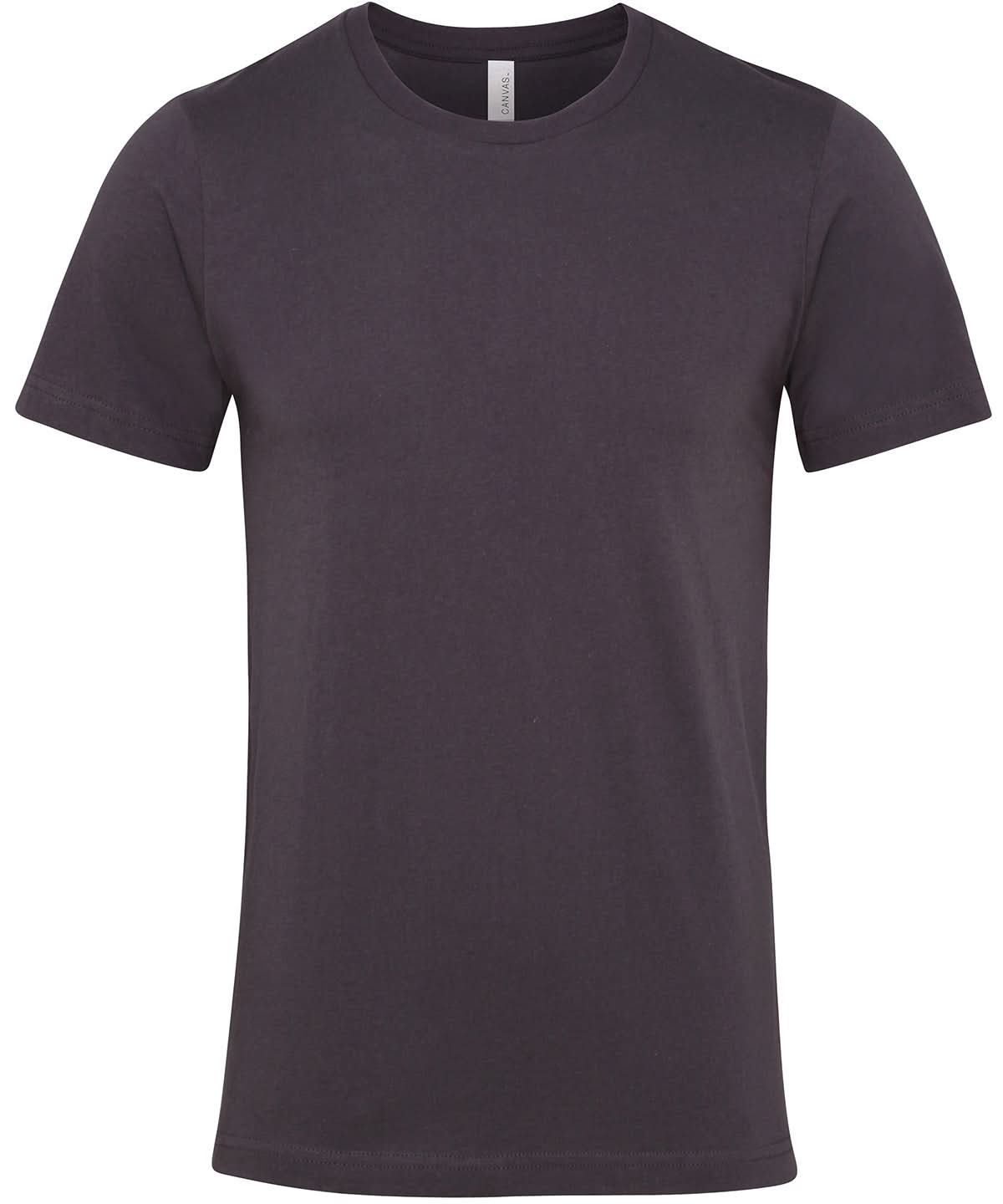 Bella Canvas Unisex Jersey crew neck t shirt Asphalt CV001 - Asphalt - Customisable T-Shirt