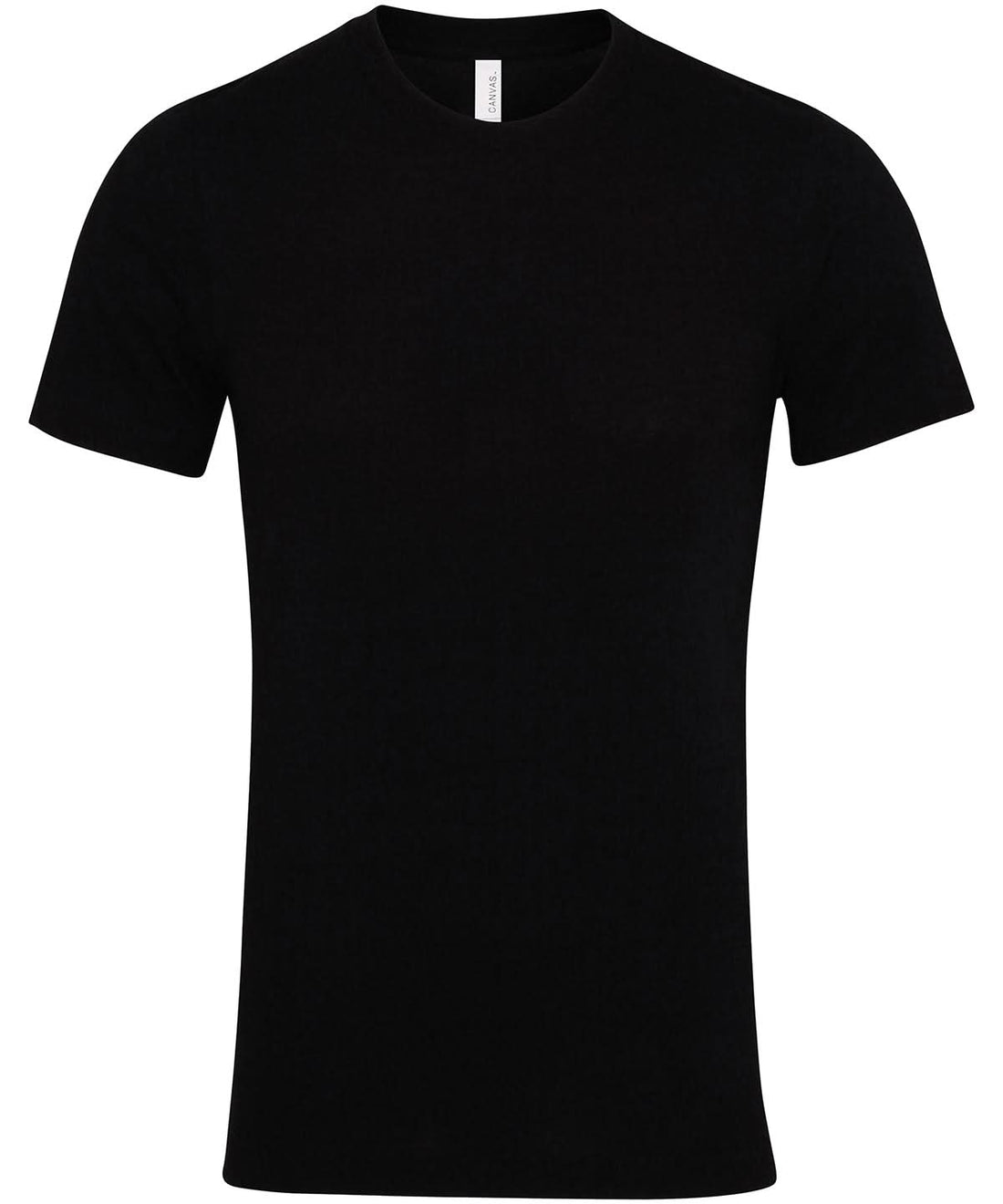 Bella Canvas Unisex Jersey crew neck t shirt Black CV001 - Black - Customisable T-Shirt