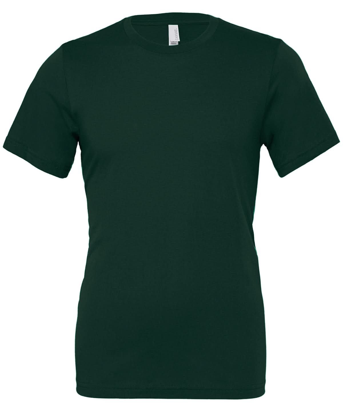Bella Canvas Unisex Jersey crew neck t shirt Forest CV001 - Forest - Customisable T-Shirt