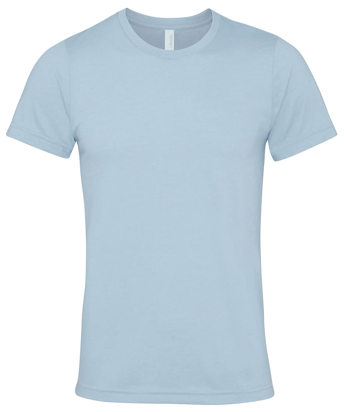 Bella Canvas Unisex Jersey crew neck t shirt Light Blue CV001 - Light Blue - Customisable T-Shirt