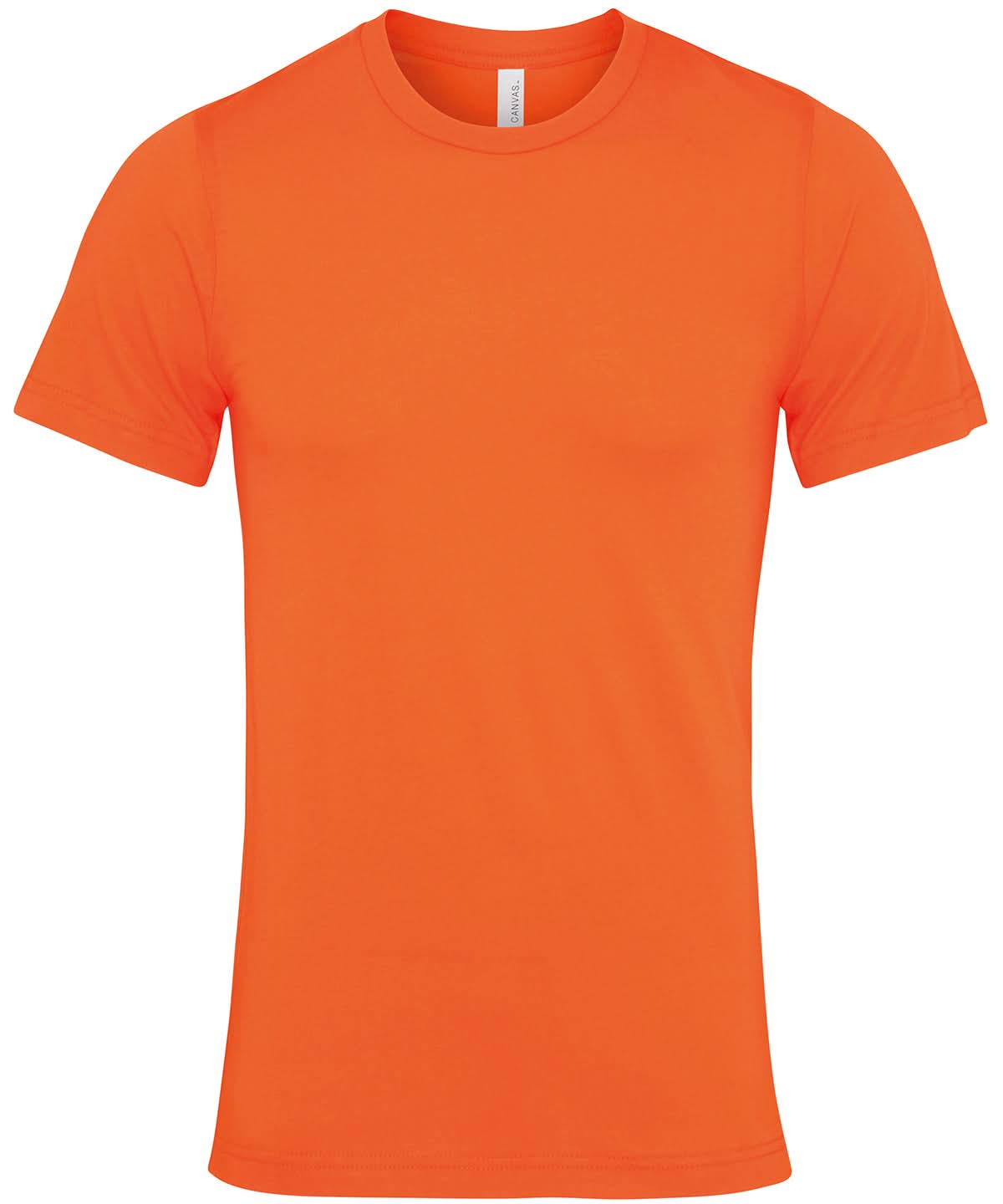 Bella Canvas Unisex Jersey crew neck t shirt Orange CV001 - Orange - Customisable T-Shirt
