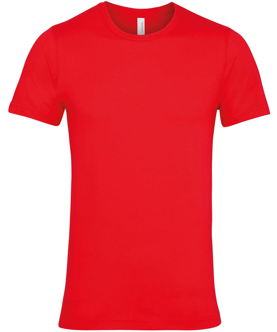 Bella Canvas Unisex Jersey crew neck t shirt Red CV001 - Red - Customisable T-Shirt