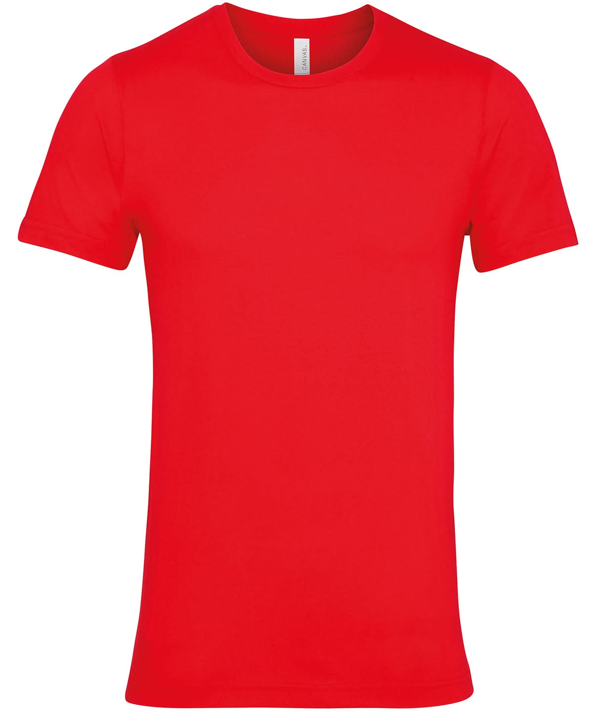 Bella Canvas Unisex Jersey crew neck t shirt Red CV001 - Red - Customisable T-Shirt