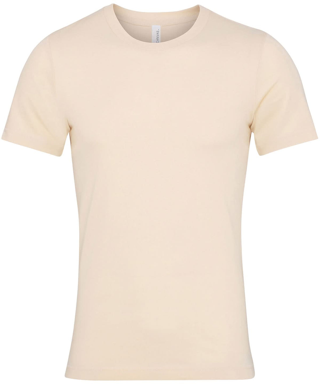 Bella Canvas Unisex Jersey crew neck t shirt Soft Cream CV001 - Soft Cream - Customisable T-Shirt