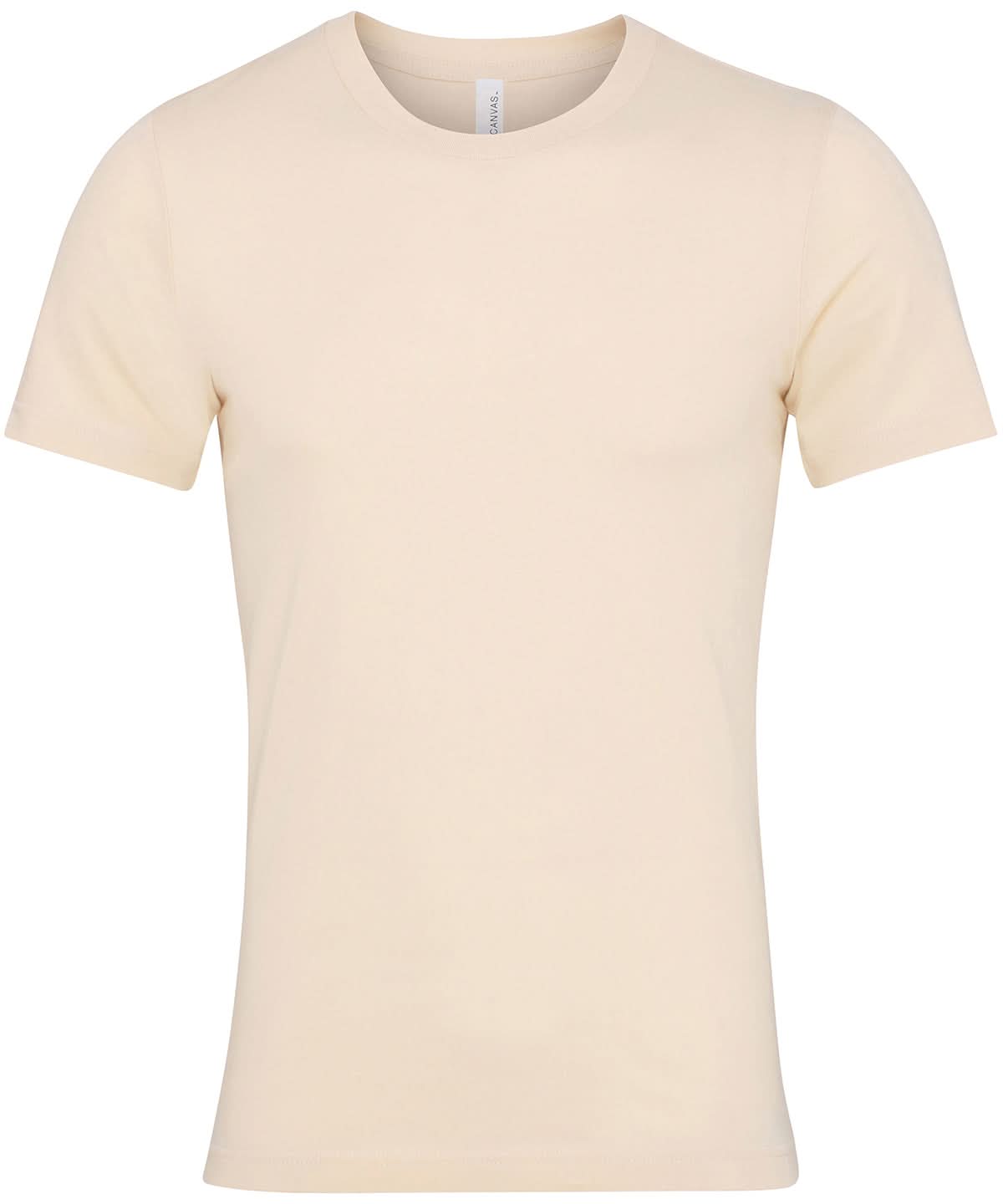 Bella Canvas Unisex Jersey crew neck t shirt Soft Cream CV001 - Soft Cream - Customisable T-Shirt