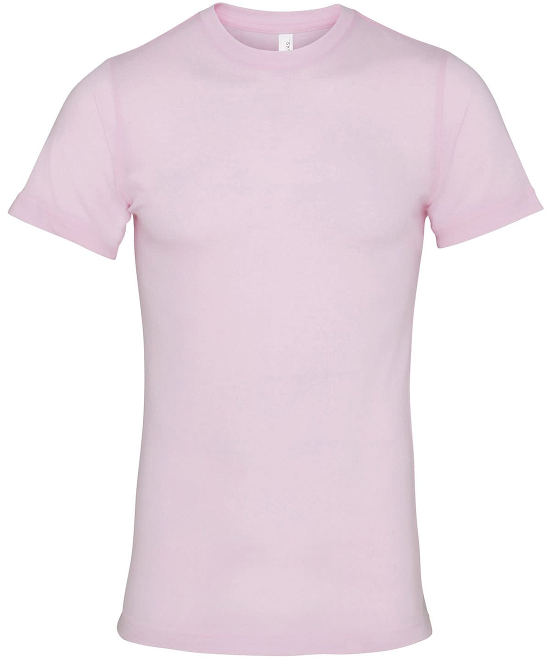 Bella Canvas Unisex Jersey crew neck t shirt Soft Pink CV001 - Soft Pink - Customisable T-Shirt