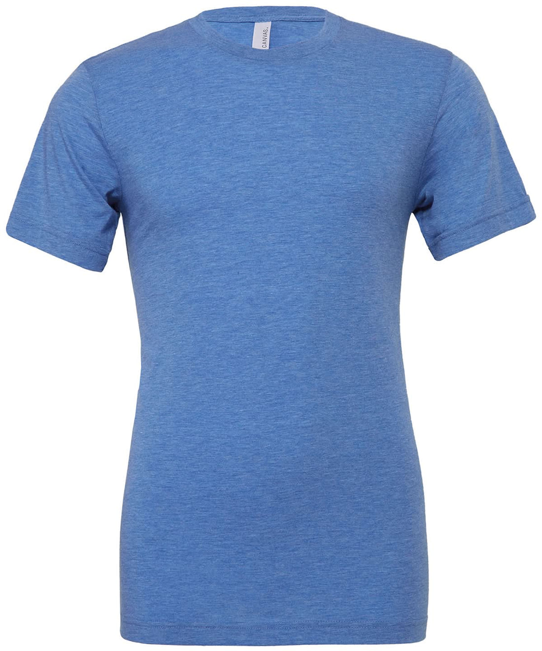 Bella Canvas Unisex triblend crew neck t shirt True Royal Triblend CV003 - True Royal Triblend - Customisable T-Shirt
