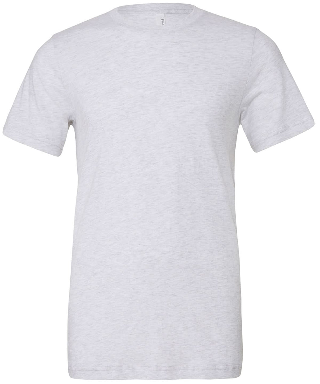 Bella Canvas Unisex triblend crew neck t shirt White Fleck Triblend CV003 - White Fleck Triblend - Customisable T-Shirt