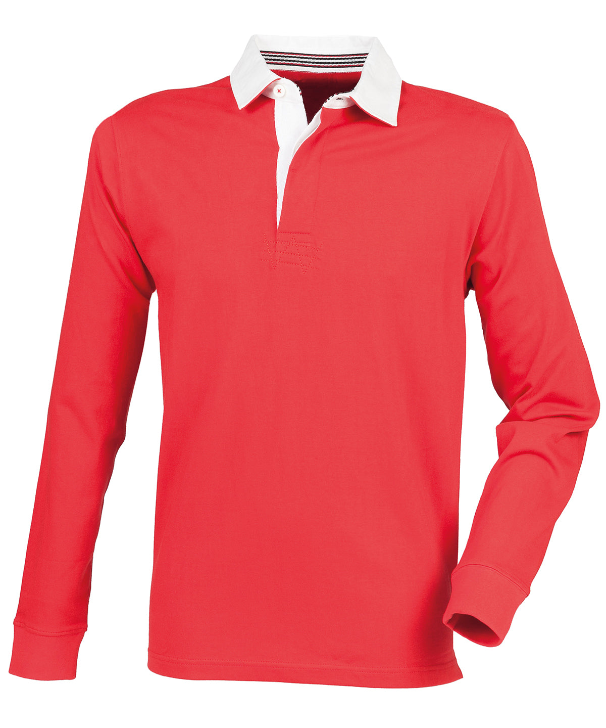 Premium superfit rugby shirt - FR104 - Red - Customisable Rugby Shirts