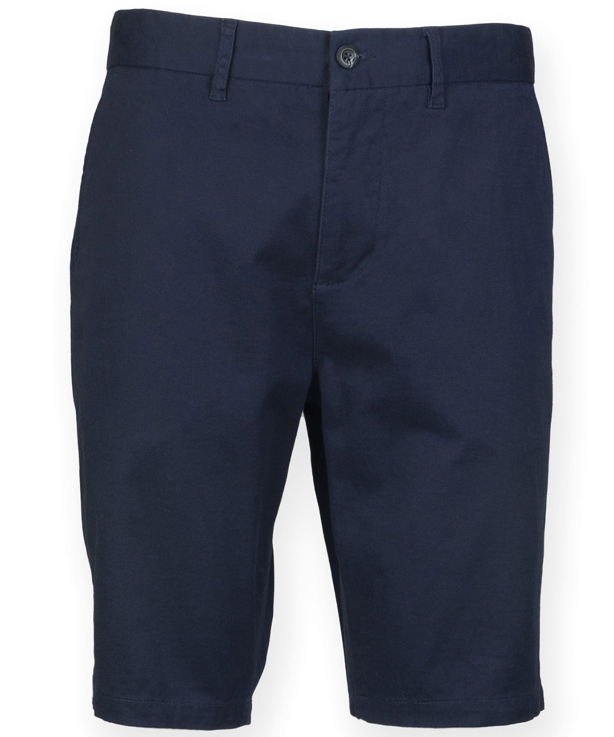 Stretch chino shorts - FR605 - Navy - Customisable