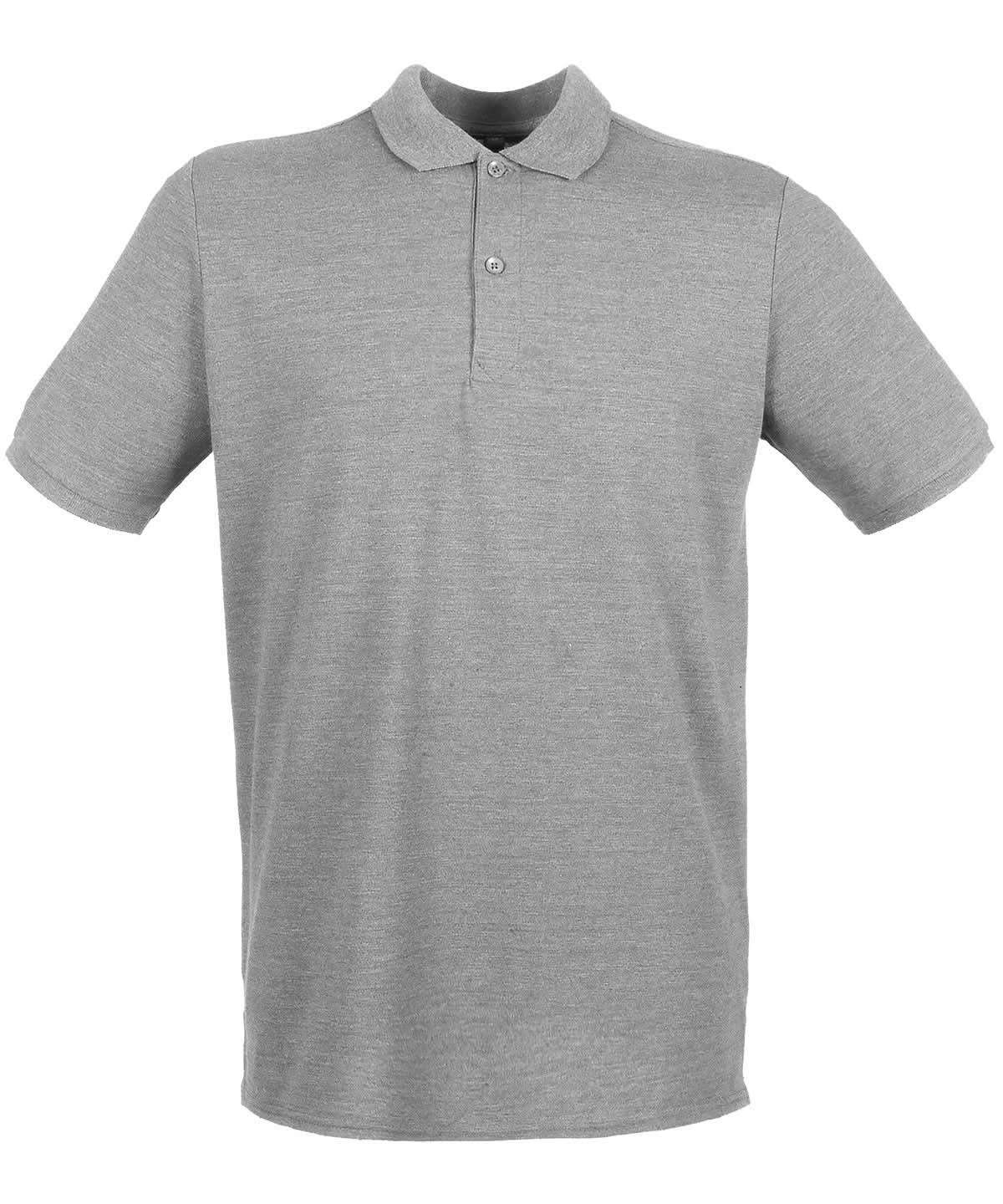 Henbury Micro Fine Piqu Polo Shirt HB101 - - Customisable Polos
