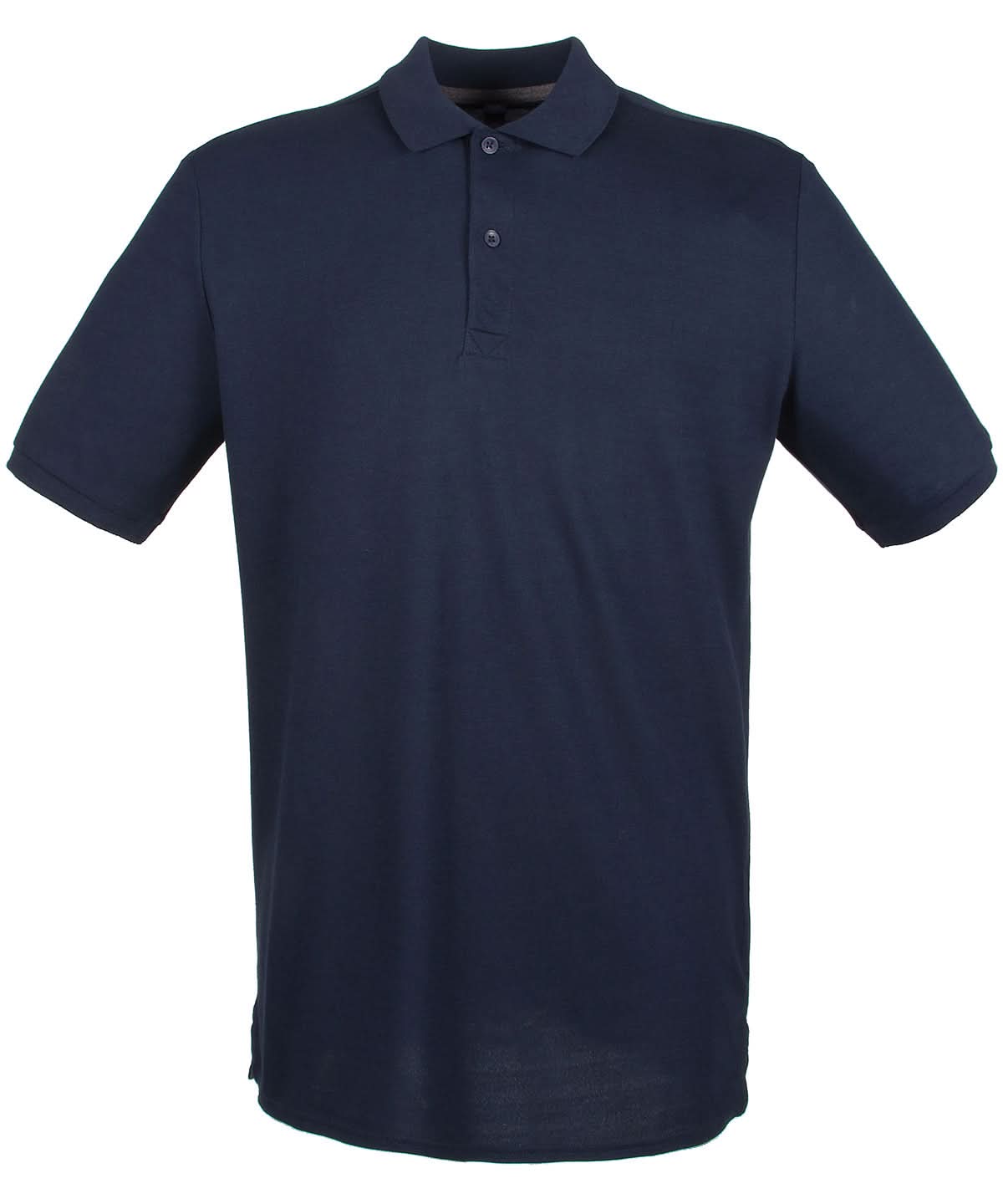 Henbury Micro Fine Piqu Polo Shirt HB101 - Navy* - Customisable Polos