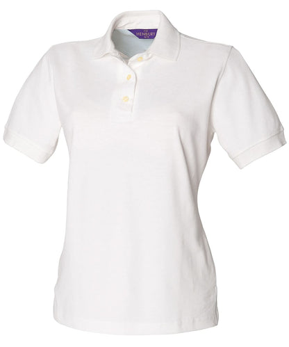 Henbury WomenS Classic Cotton Piqu Polo Shirt HB121 - - Customisable Polos