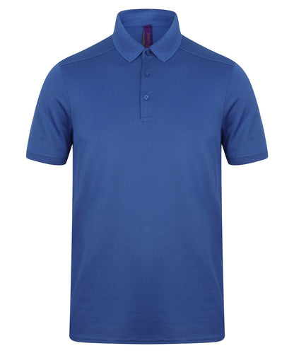 Henbury Stretch Polo Shirt With Wicking Finish Slim Fit HB460 - - Customisable Polos
