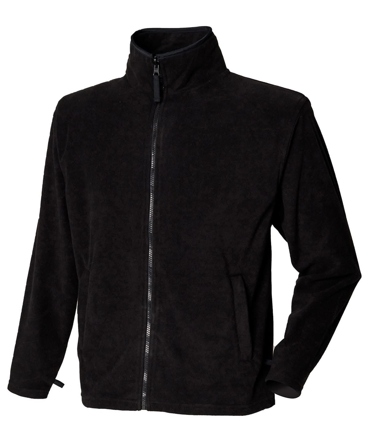Henbury Microfleece Jacket HB850 - Black - Customisable Jacket