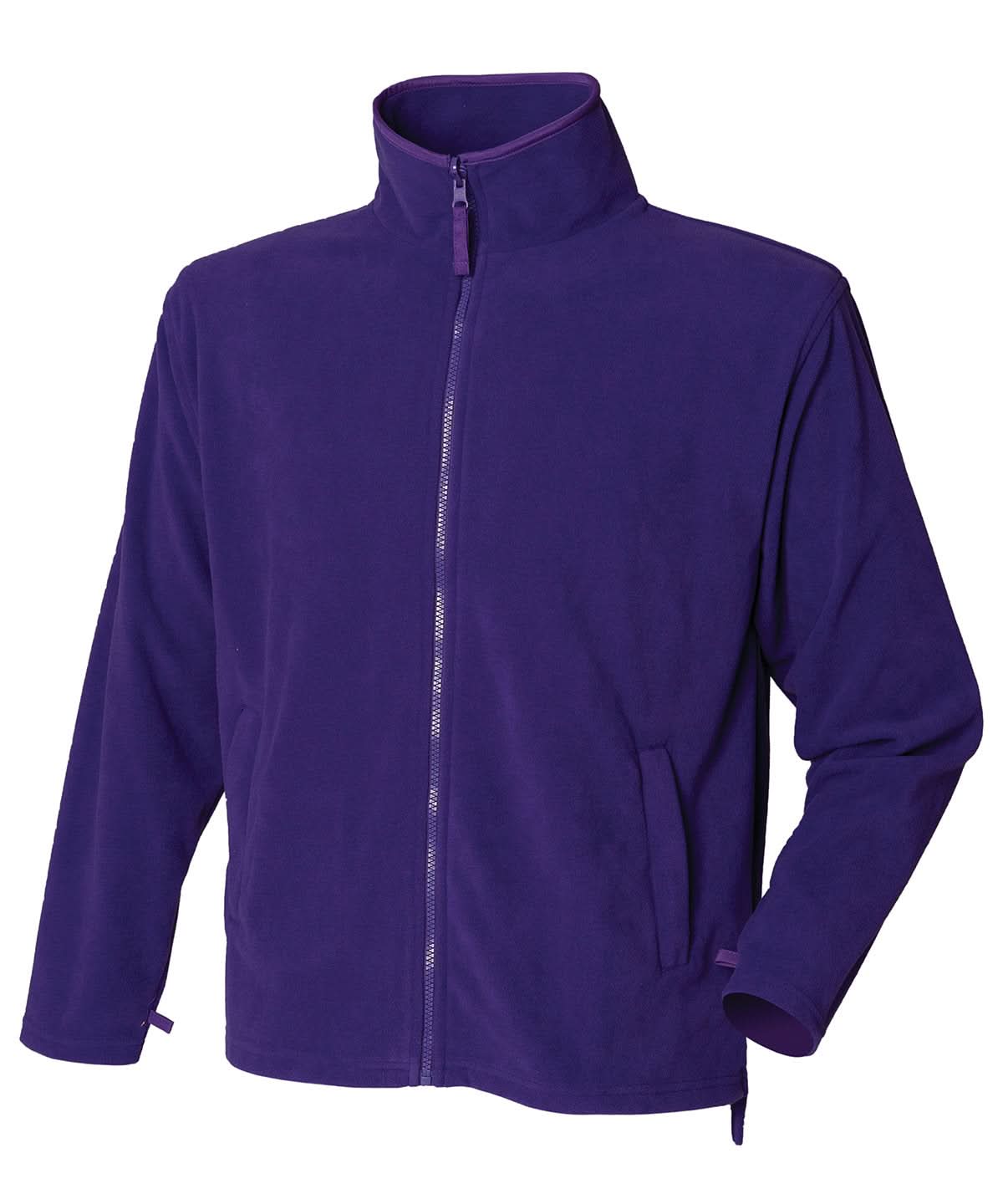 Henbury Microfleece Jacket HB850 - Purple - Customisable Jacket