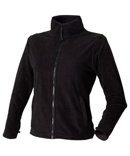 Henbury WomenS Microfleece Jacket HB851 - Black - Customisable Jacket