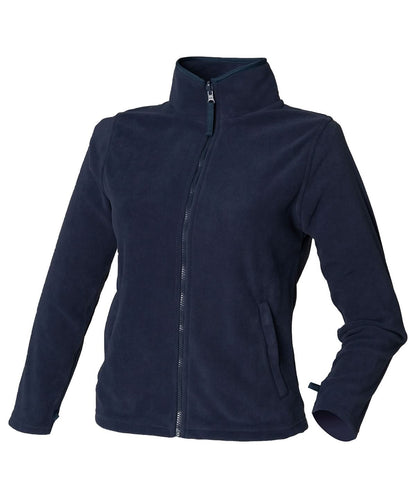 Henbury WomenS Microfleece Jacket HB851 - Navy - Customisable Jacket