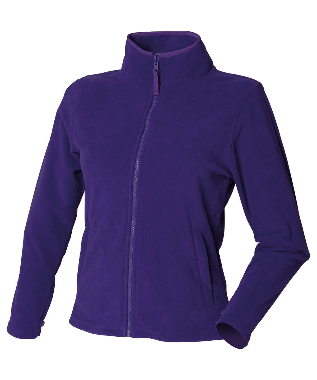 Henbury WomenS Microfleece Jacket HB851 - Purple - Customisable Jacket