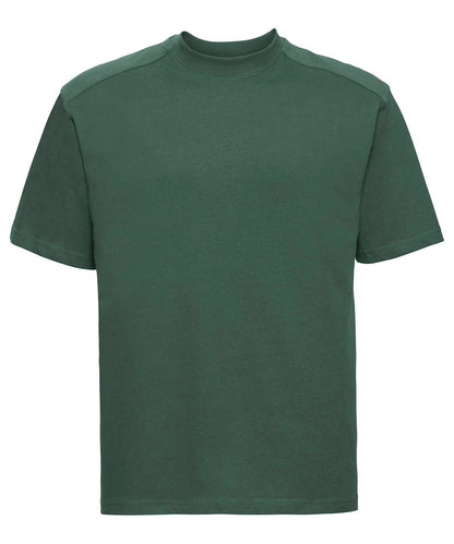 Russell Short Sleeve Europe Workwear t shirt J010M - Bottle Green - Customisable T-Shirt