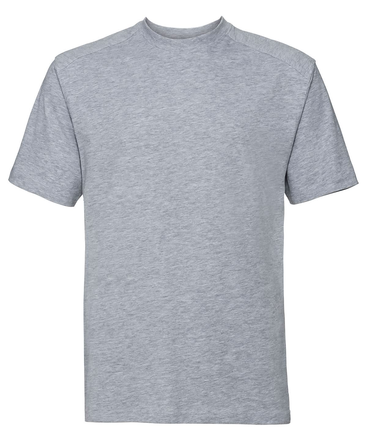 Russell Short Sleeve Europe Workwear t shirt J010M - Light Oxford - Customisable T-Shirt