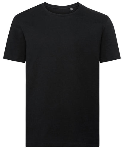 Russell Short Sleeve Europe Pure organic tee J108M - Black - Customisable T-Shirt